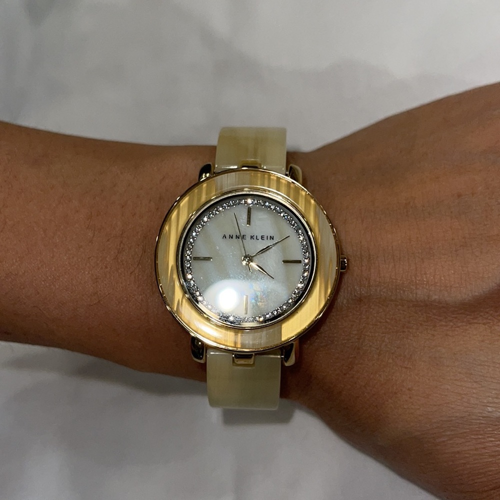 Anne Klein Creme Women’s Watch